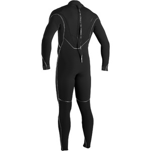 2022 O'Neill Mens Psycho One 4/3mm Back Zip Wetsuit 5419 - Black
